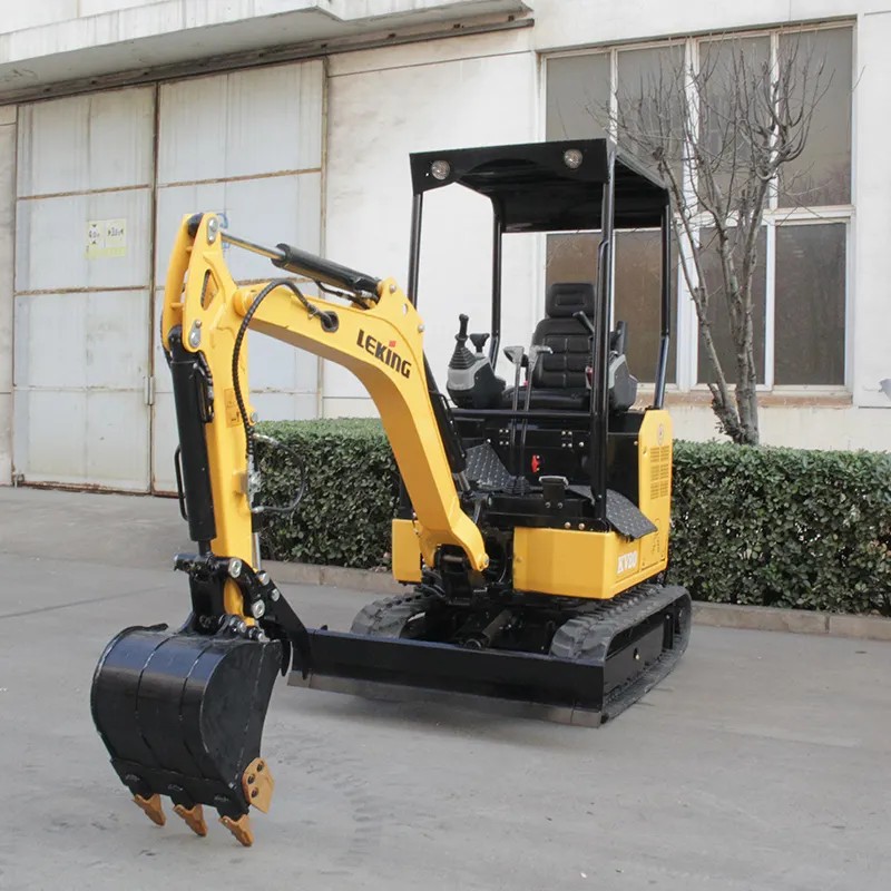 1 tòn idwolik fèm mini krole Excavator